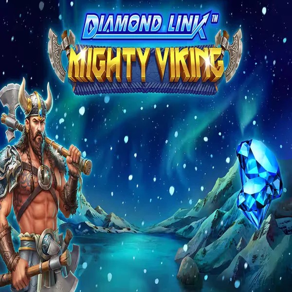 Diamond Link Mighty Viking casino game by Greentube – featured logo at Casiku Casino