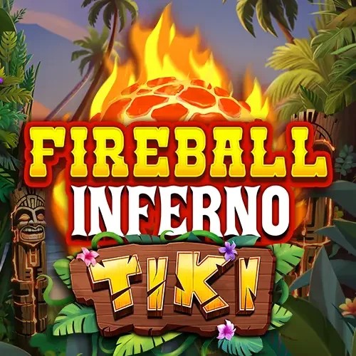 Fireball Inferno Tiki game by NetEnt – logo hosted on Casiku Casino