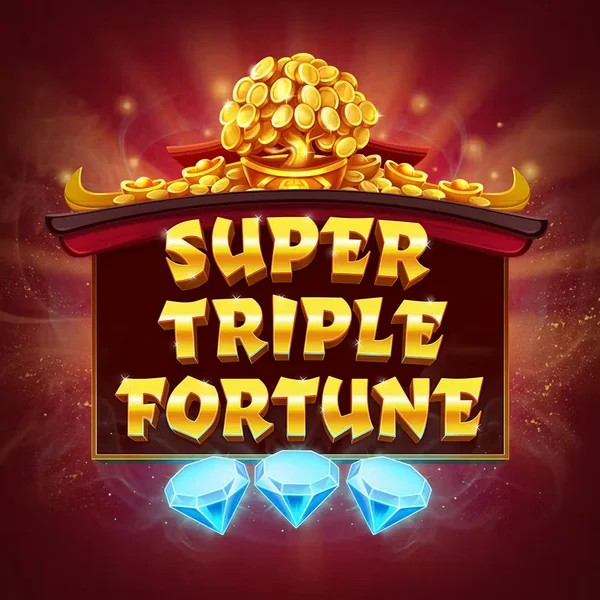 Super Triple Fortune slot logo by Greentube at Casiku Casino